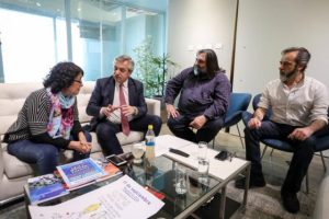 CTERA se reunió con el candidato a Presidente Alberto Fernández y le entregó propuestas para Educación