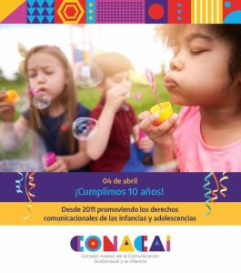 El CONACAI - Consejo Asesor de la Comunicación Audiovisual y la Infancia - cumple 10 años