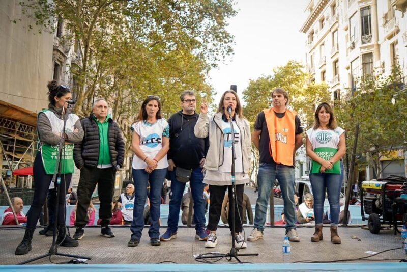 Contundente Paro y Movilización en unidad en la Ciudad de Buenos Aires