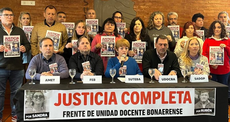 ¡EXIGIMOS JUSTICIA POR SANDRA Y RUBÉN Y CONDENA A TODXS LXS RESPONSABLES!