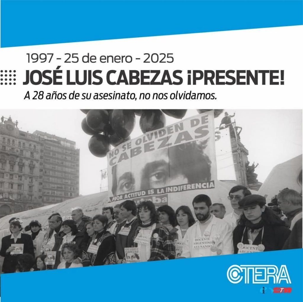 José Luis Cabezas ¡Presente!